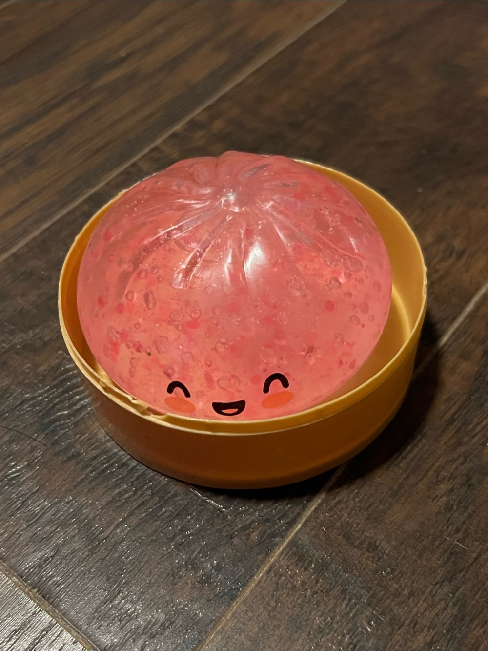 Pink dumpling
